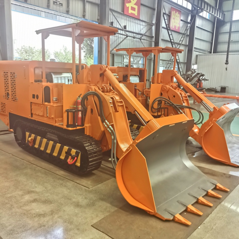 Máy xúc lật dỡ hàng bên hông