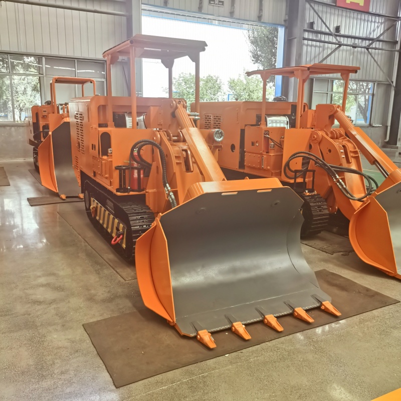 Seitenkipper-Gesteinslader