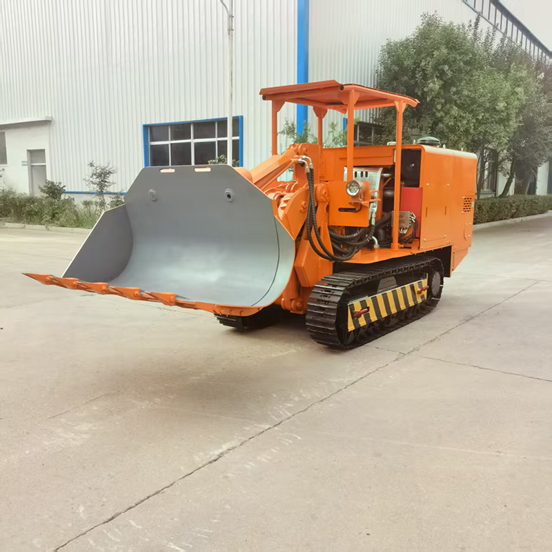 Carregador de rochas basculante lateral de 180