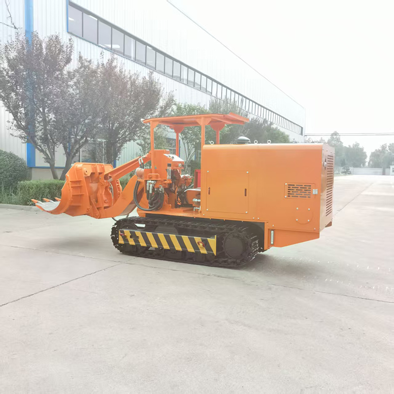 Carregador de rochas basculante lateral de 180