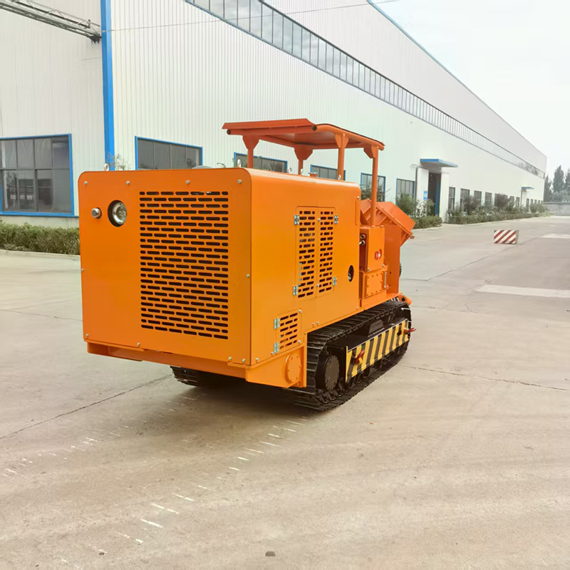 Máy xúc lật đá dỡ hàng bên hông 100