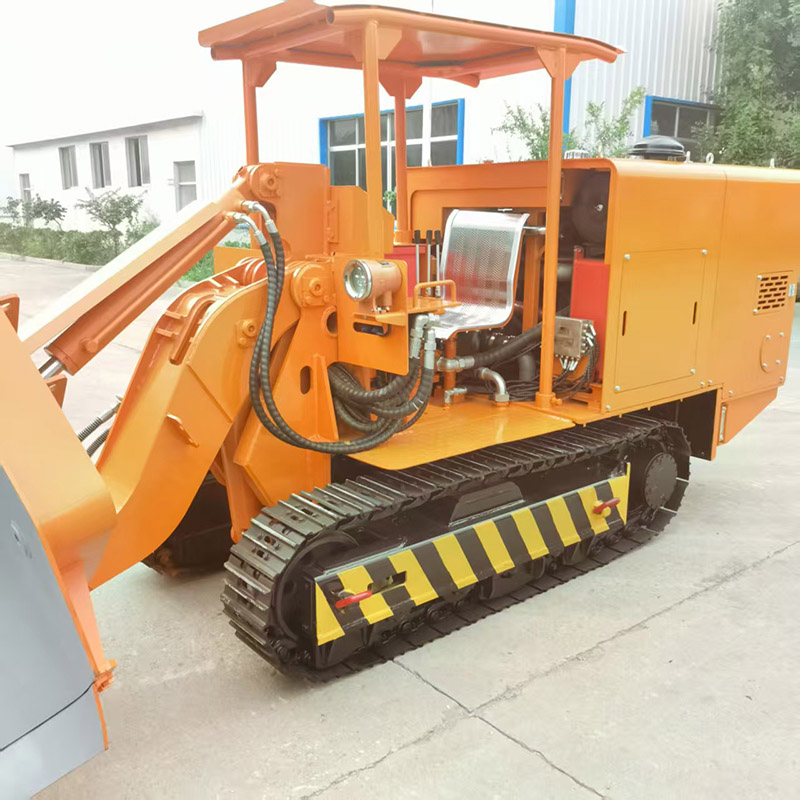 Gold Mine Side Unloading Rock Loader