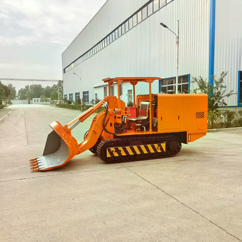 Gold Mine Side Unloading Rock Loader