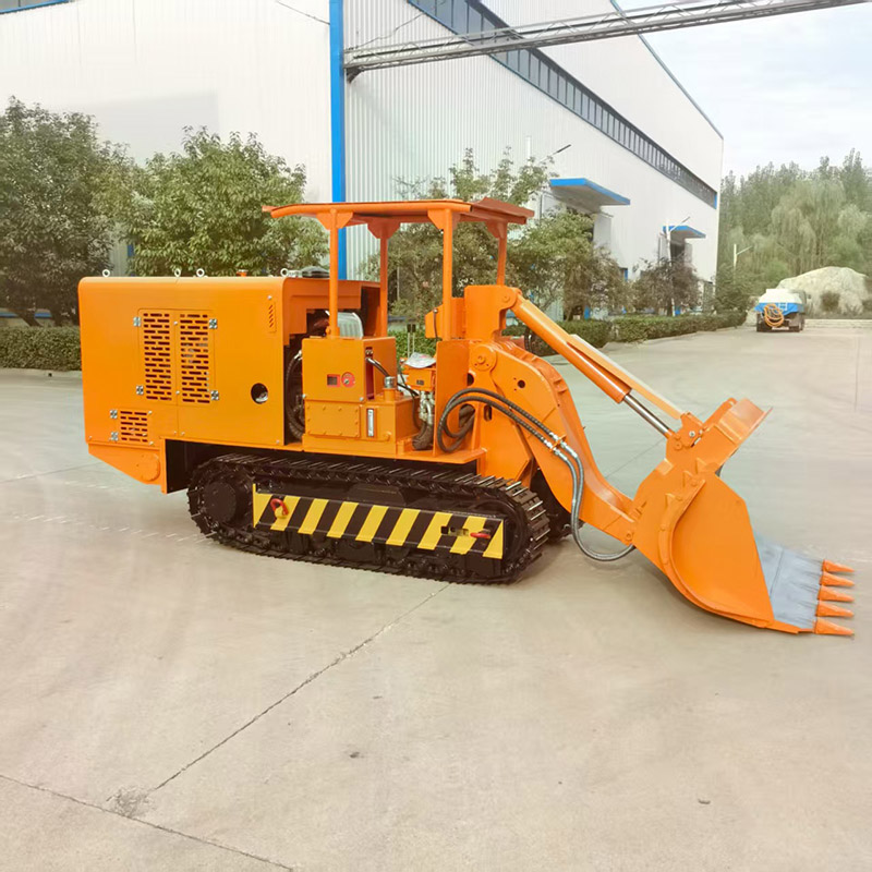 Gold Mine Side Unloading Rock Loader