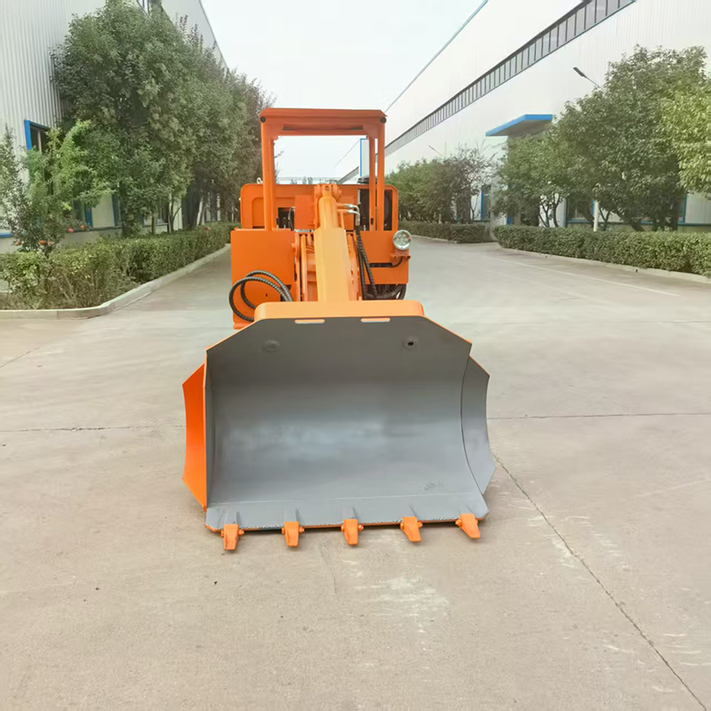 Máy xúc lật đá dỡ hàng bên hông 100