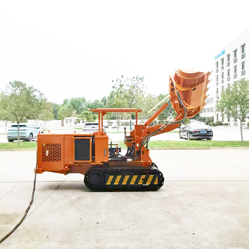 Kettenfahrzeug-Seitenkipper-Gesteinslader