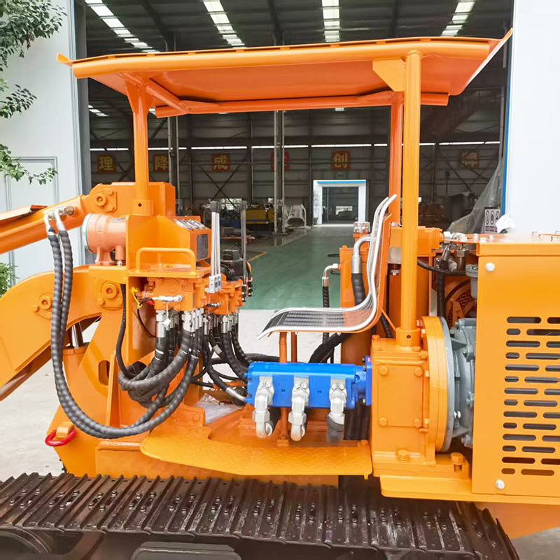 Minicargadora de rocas de descarga lateral