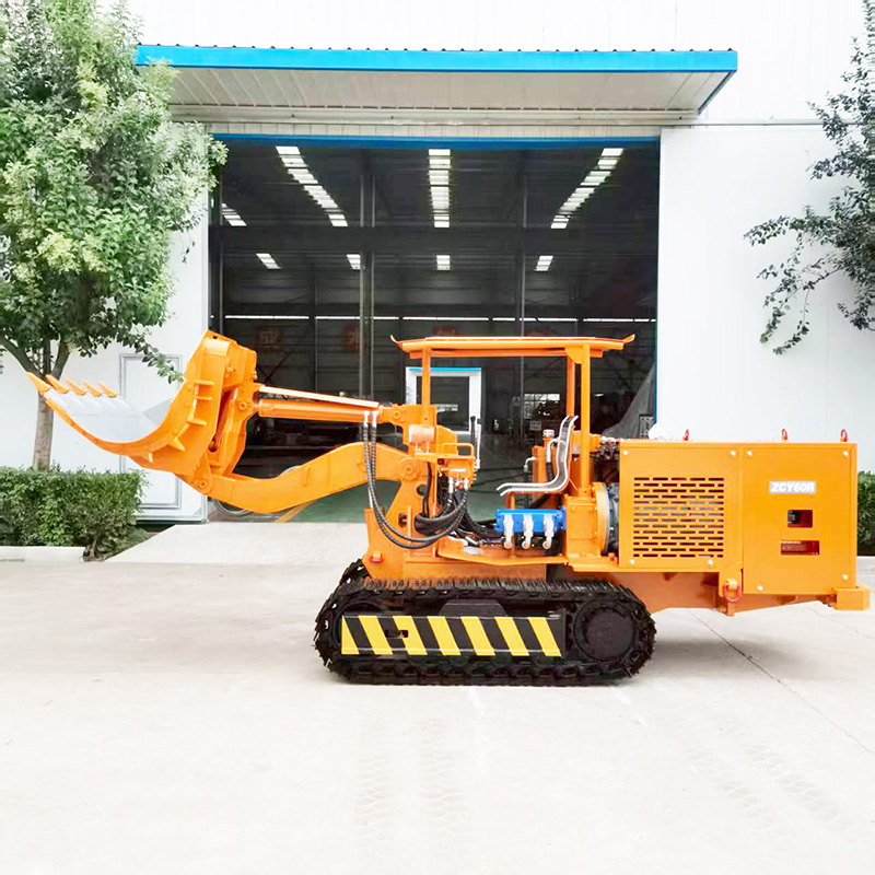 รถตักหินขนถ่ายด้านข้างขนาดใหญ่