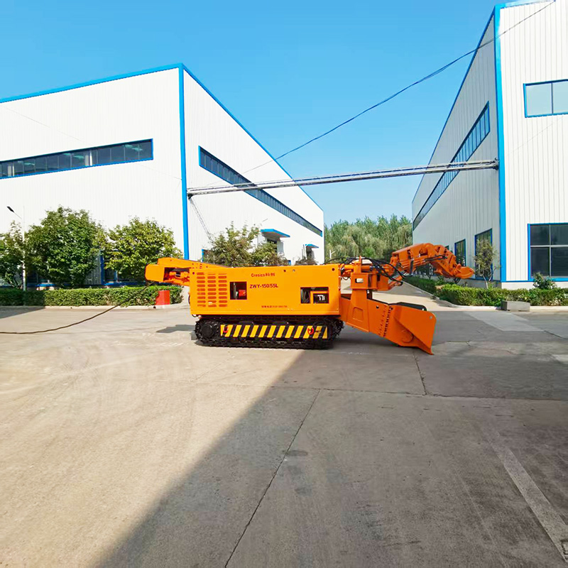 Carregadora de rastos para escavação