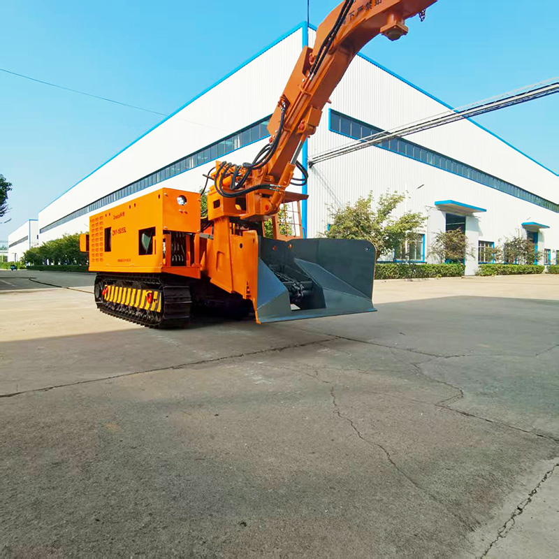 Cargadora de escombros mediana
