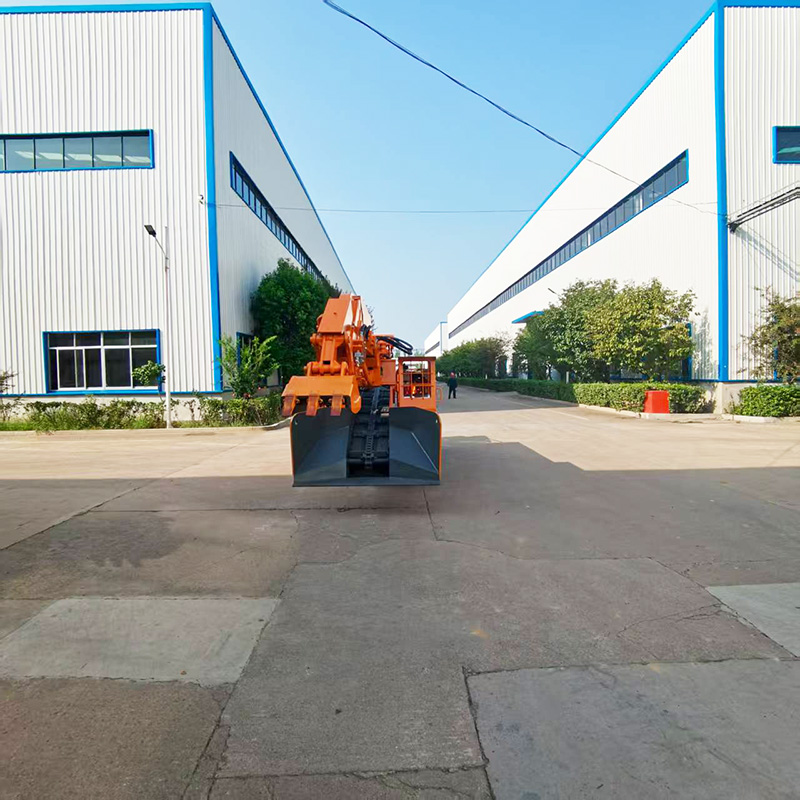 Cargadora de escombros mediana