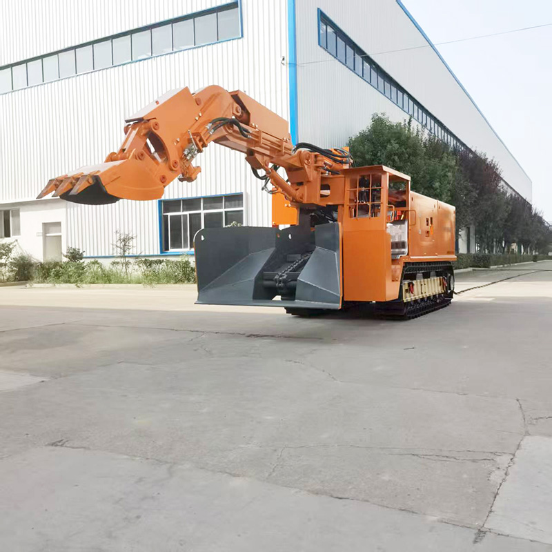 Carregadora de rastos para escavação