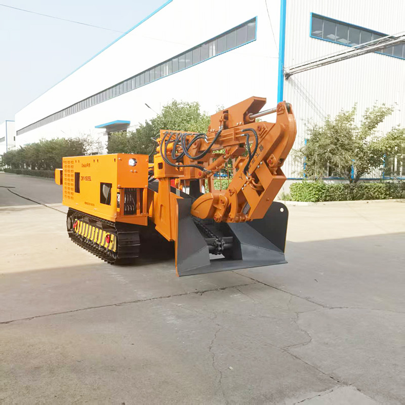 Carregadora de rastos para escavação