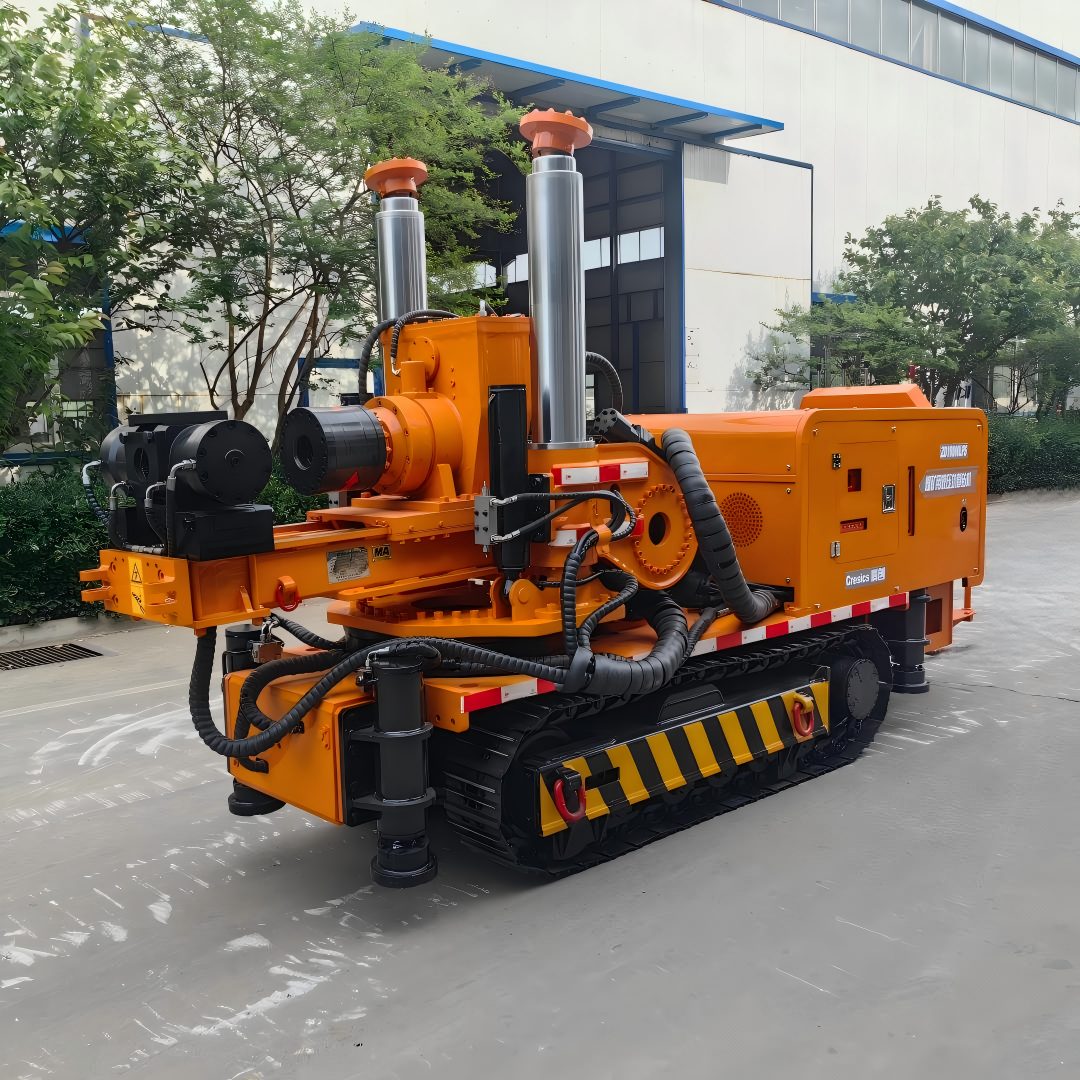 Coal mine tunnel drilling rig