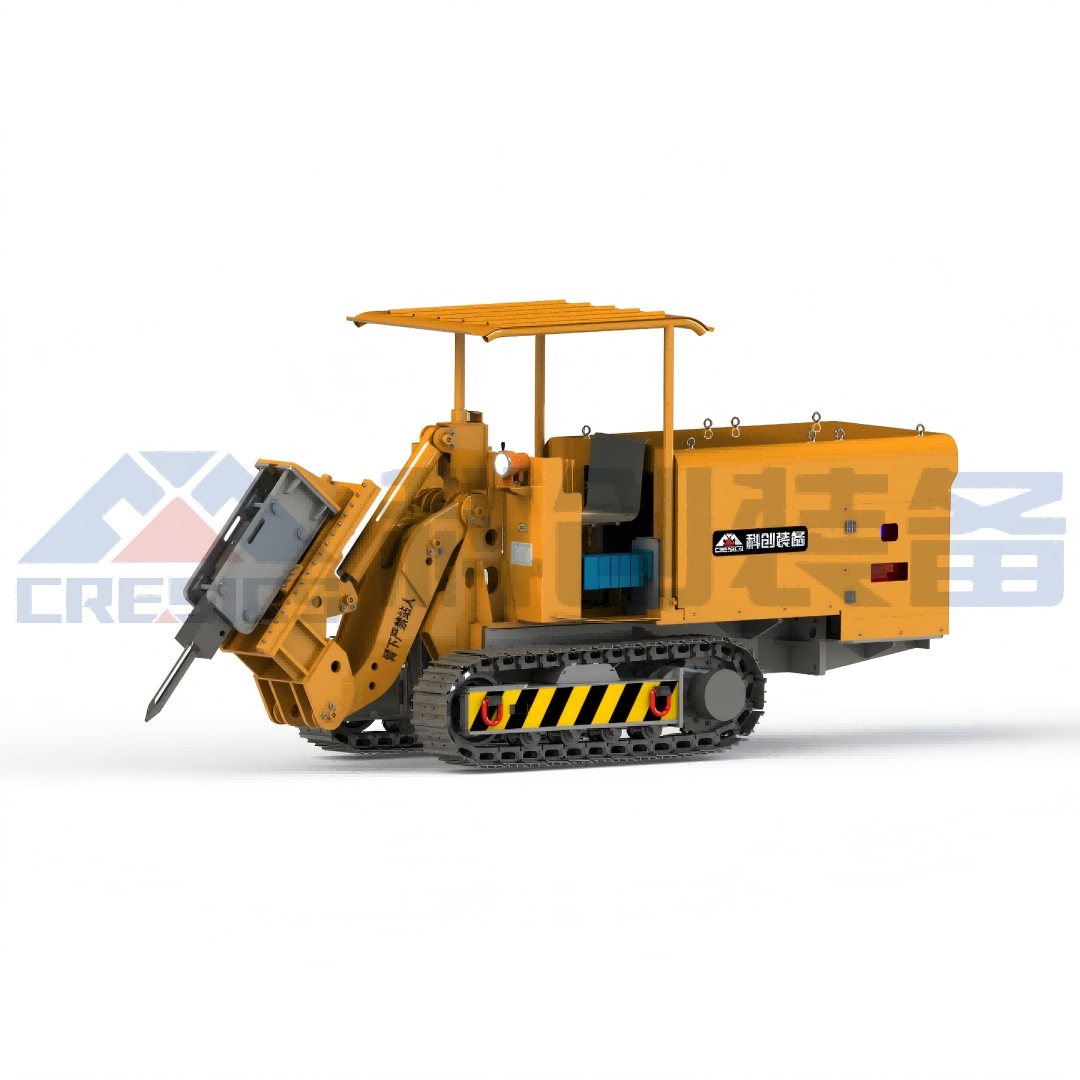 Máy xúc đá ngầm