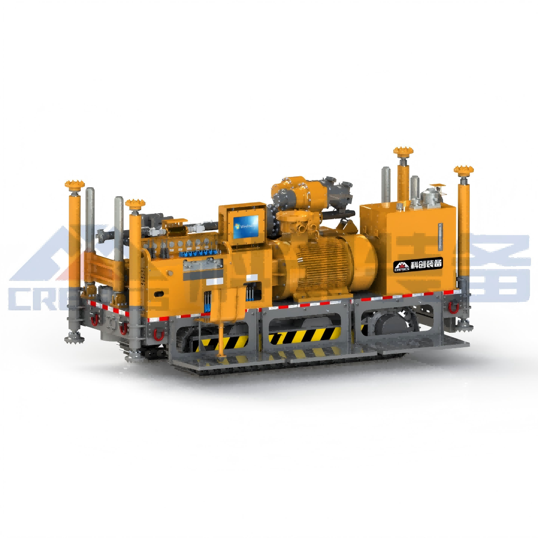 Coal mine tunnel drilling rig