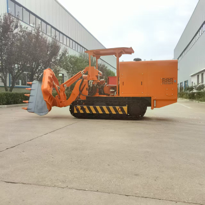 100 Side Unloading Rock Loader