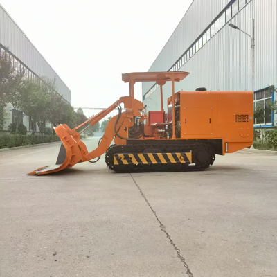 Efficient Side Unloading Rock Loader