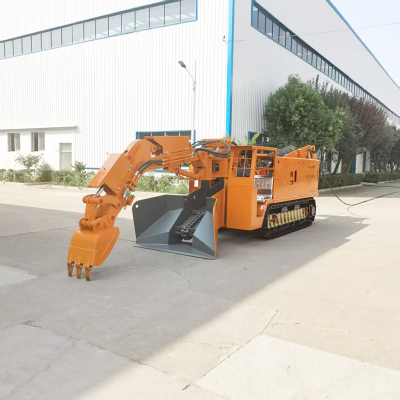 Carregadora de entulho eficiente