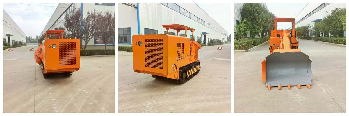 Máy xúc lật đá dỡ hàng bên hông 100 Máy xúc lật đá dỡ hàng bên hông 100