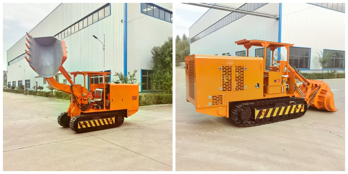 Chargeuse de roches à déchargement latéral 120 Chargeuse de roches à déchargement latéral 120