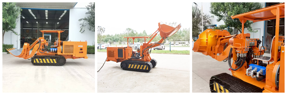 Chargeuse de roches à benne latérale personnalisée