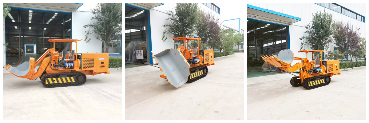 Loader Batu Bak Penampung Samping Sedang Loader Batu Bak Penampung Samping Sedang