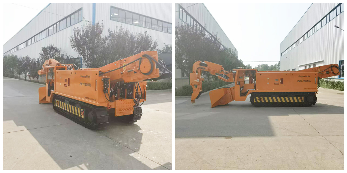 جرافة حفارة خلفية لمنجم فحم