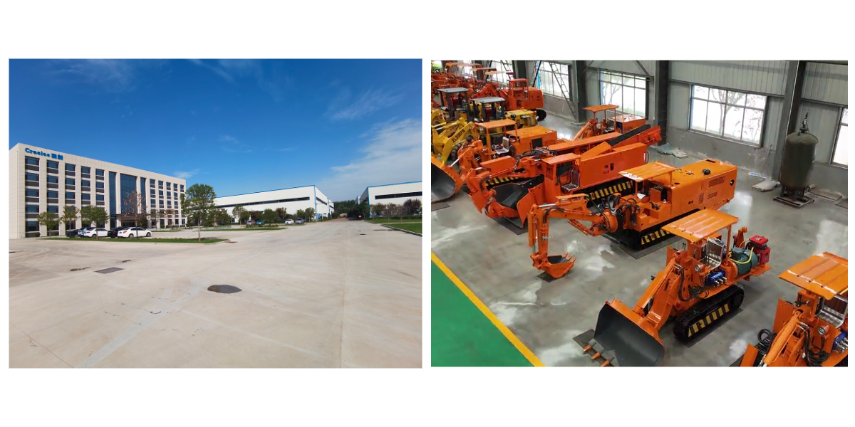 Carregadora de rastos para remoção de entulho. jpg