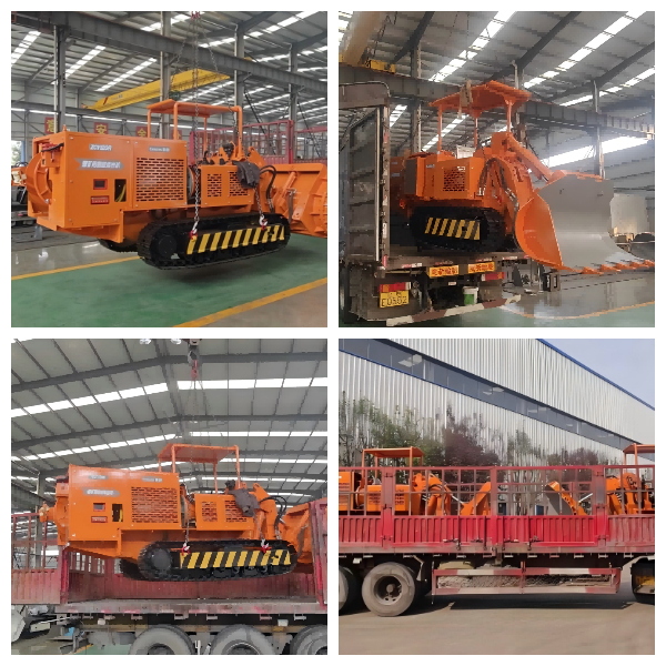 Chargeuse de roches à benne latérale personnalisée